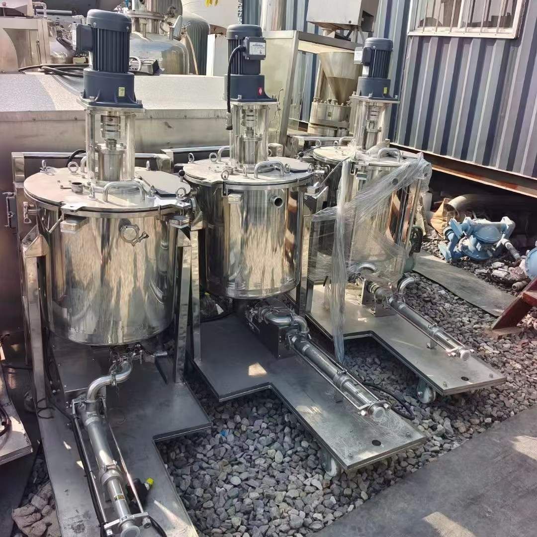 转让二手不锈钢搅拌罐 20台容积100L日本进口移-2