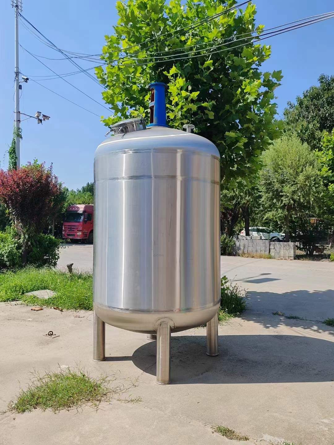 转让二手不锈钢搅拌罐 容积5立方-10立方镜面外拉-2