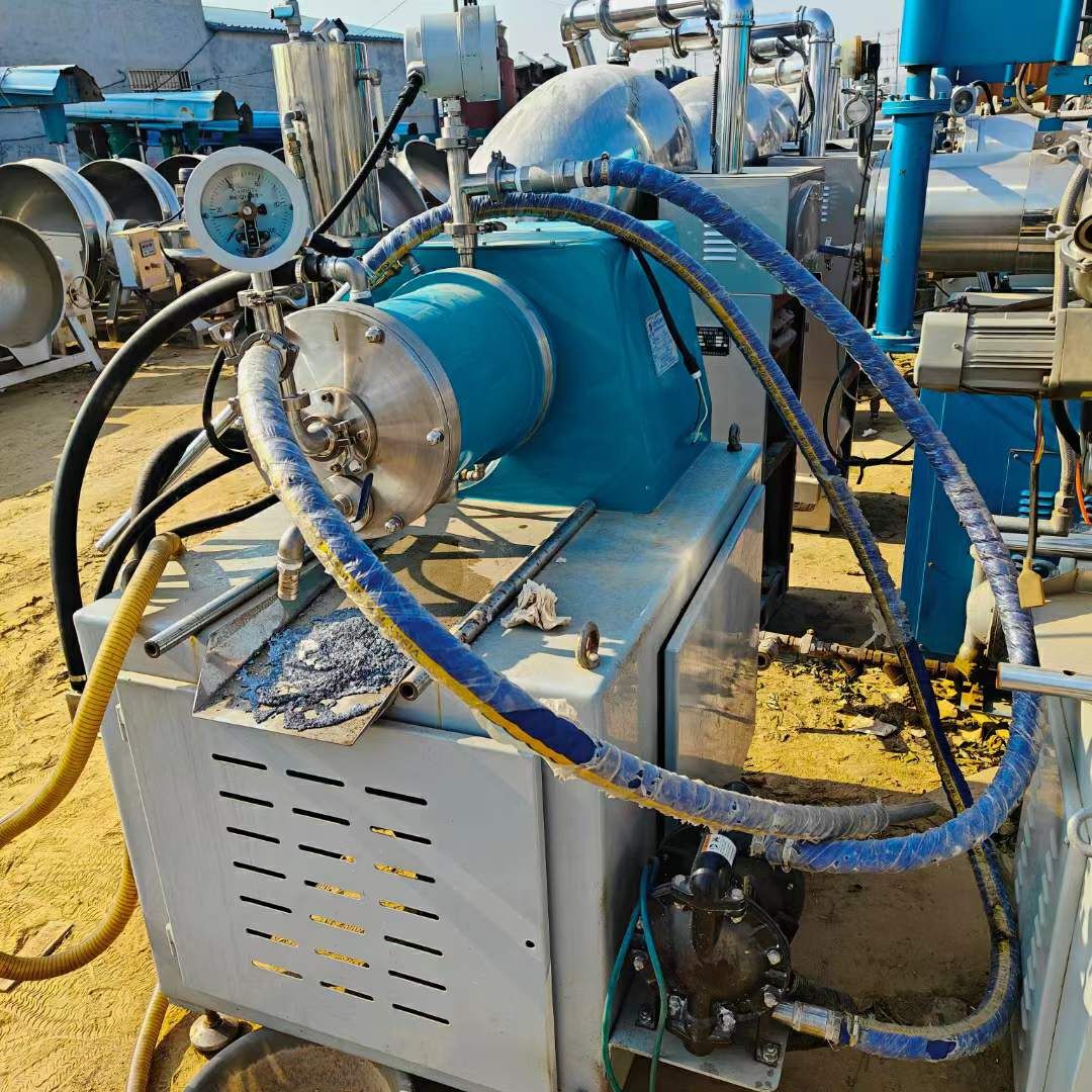 转让二手卧式砂磨机 一台容积5L卧式陶瓷纳米砂磨机-1