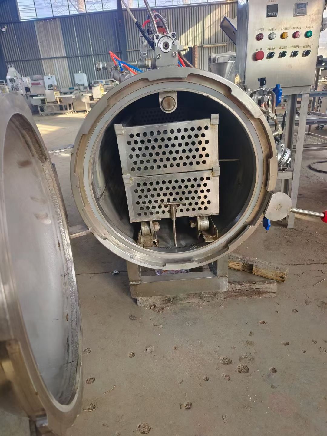 转让二手单层杀菌锅 一台容积0.19立方电加热单层-2