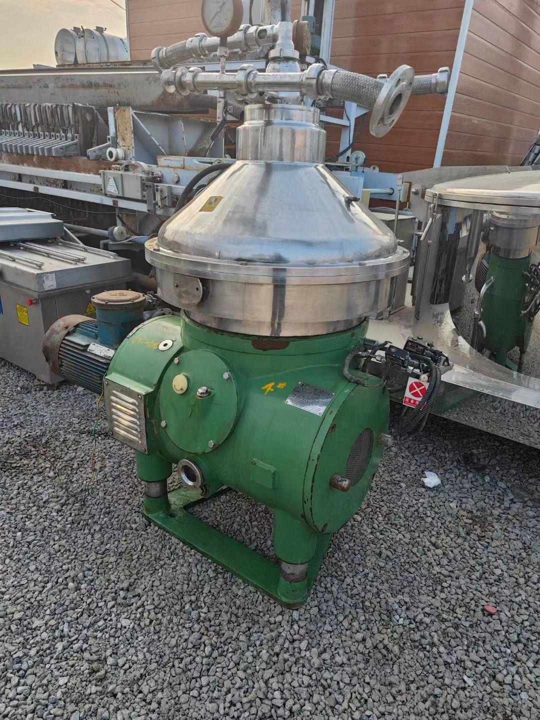 转让二手碟式分离机 一台470型江苏巨能产碟式分离-1