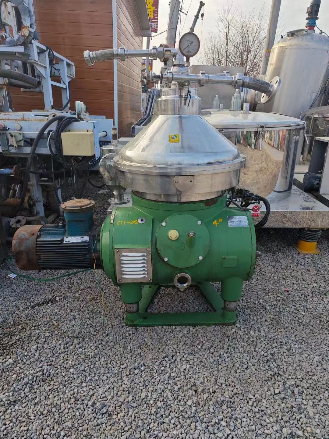 转让二手碟式分离机 一台470型江苏巨能产碟式分离-2