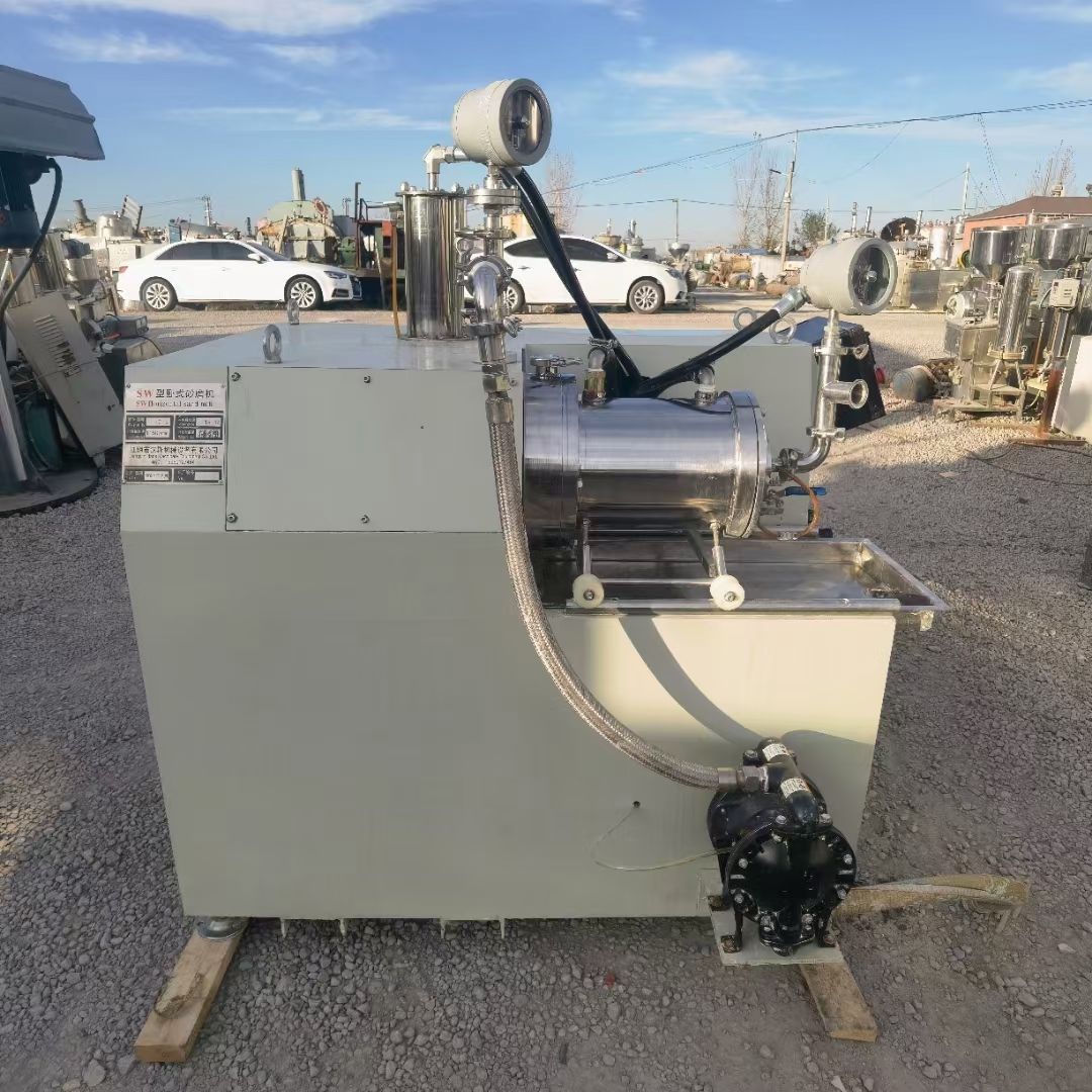 转让二手卧式砂磨机 一台容积10L卧式棒销式砂磨机-1