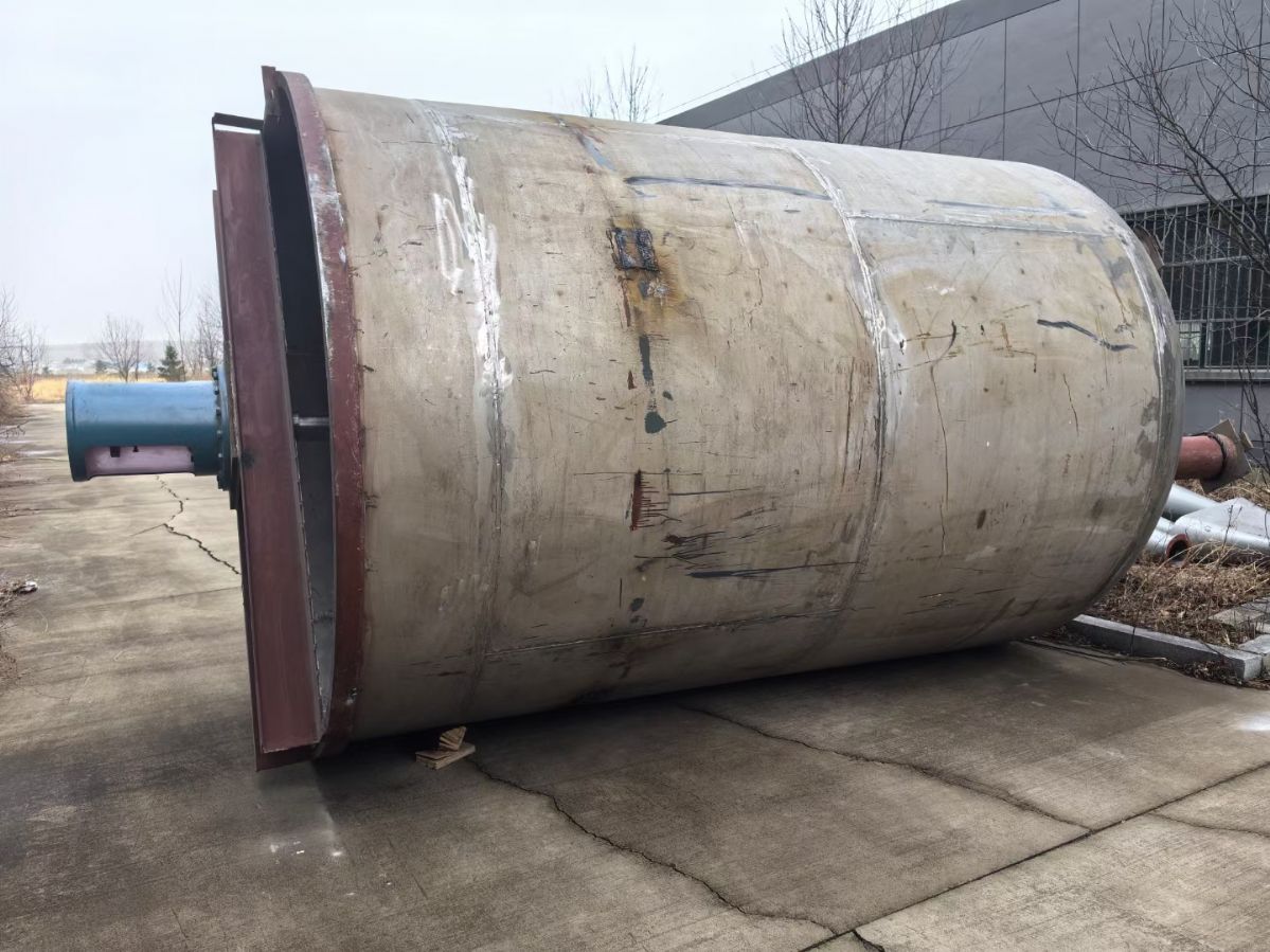转让二手立式搅拌罐 三台20立方壁厚10mm敞口搅-1