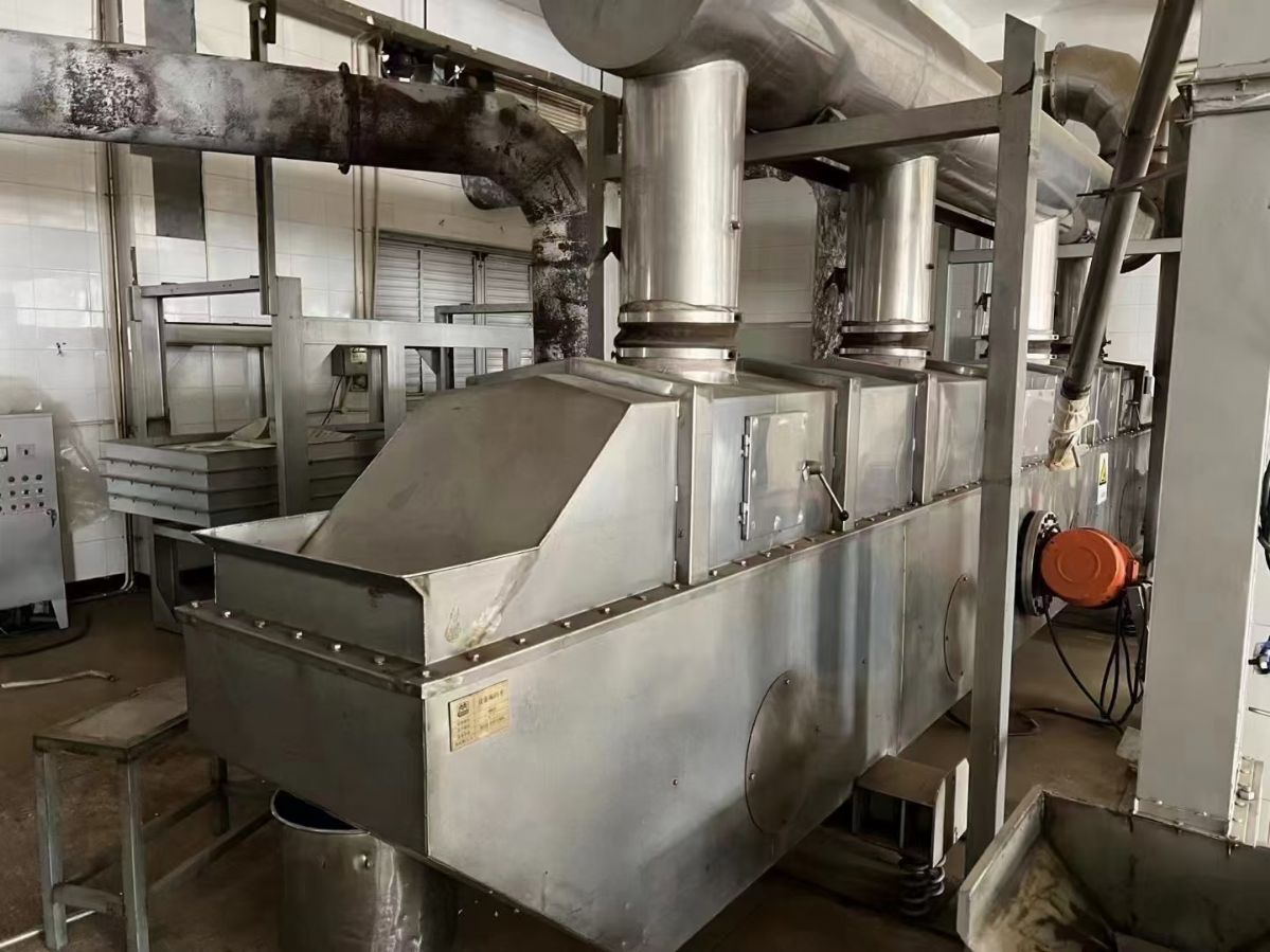 转让二手流化床干燥机 一套0.6米X7米振动流化床-2