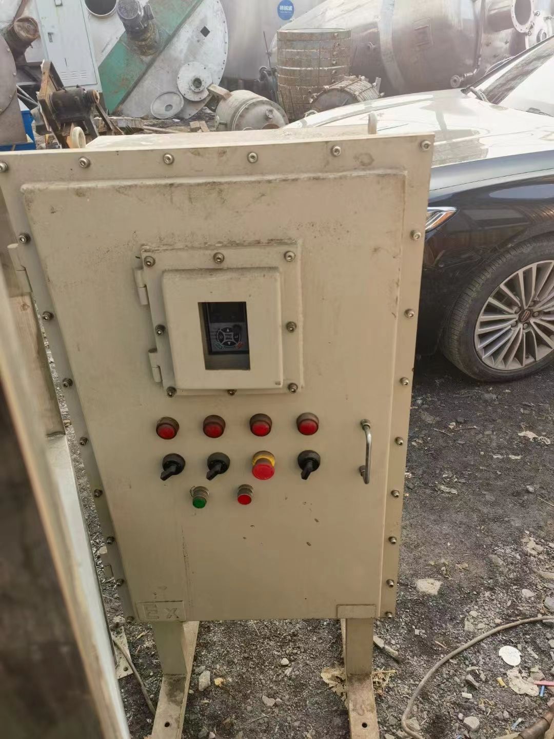 转让二手滚筒切片机 一台1.5米X1.8米化工滚筒-2