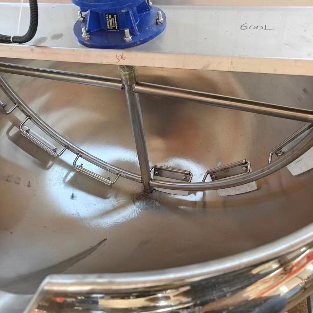 转让二手不锈钢夹层锅 容积300升-600升电加热-1