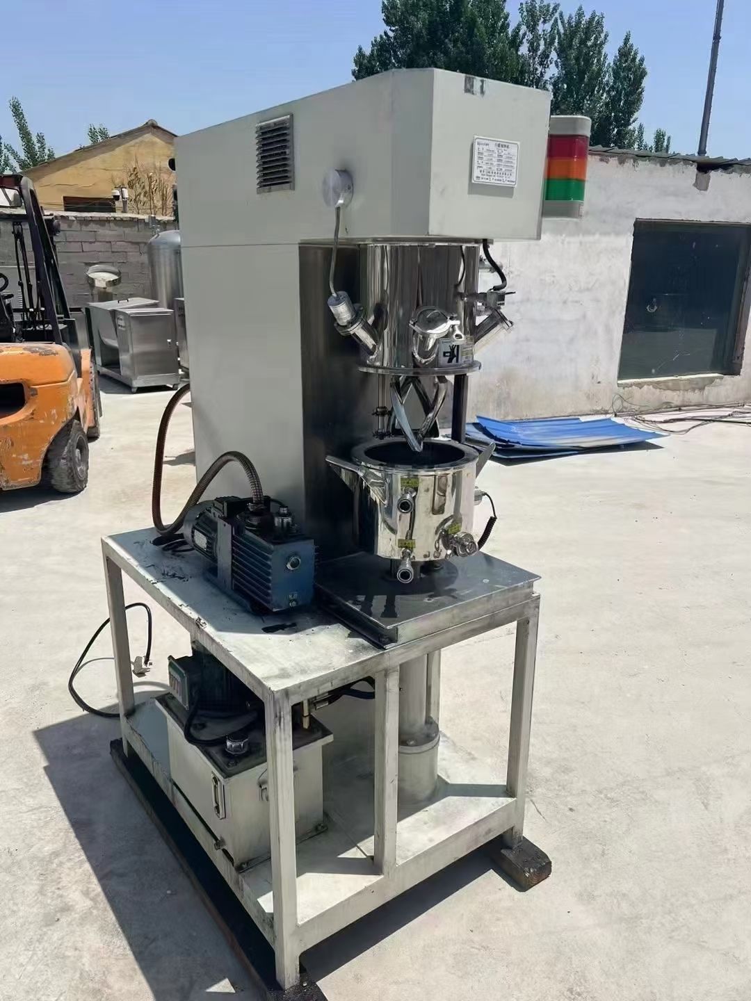 转让二手行星搅拌机 一台实验型5L上海奎特产真空行-1