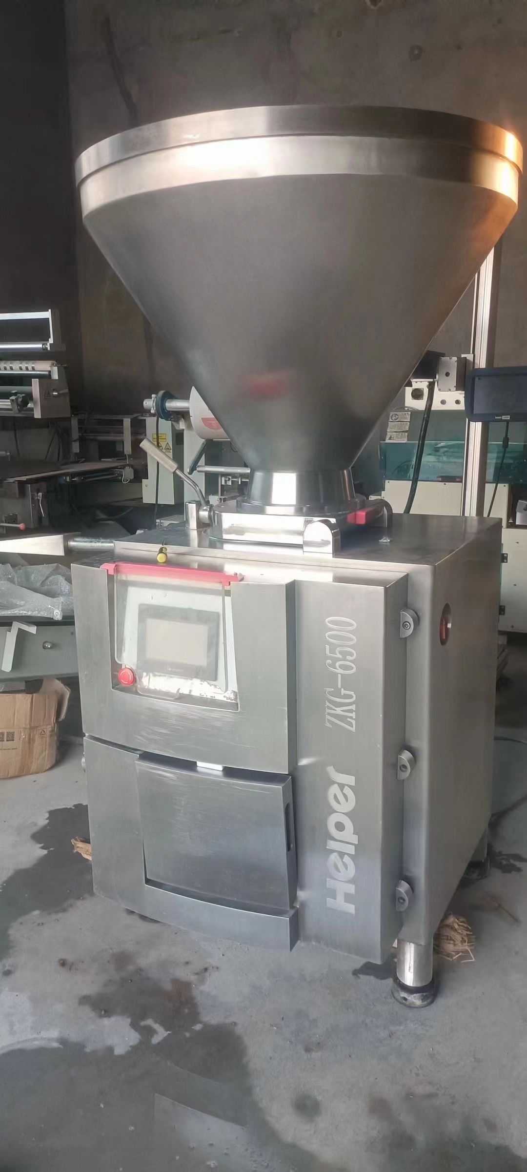 转让二手真空灌肠机 一台6500型汉普产真空定量灌-2