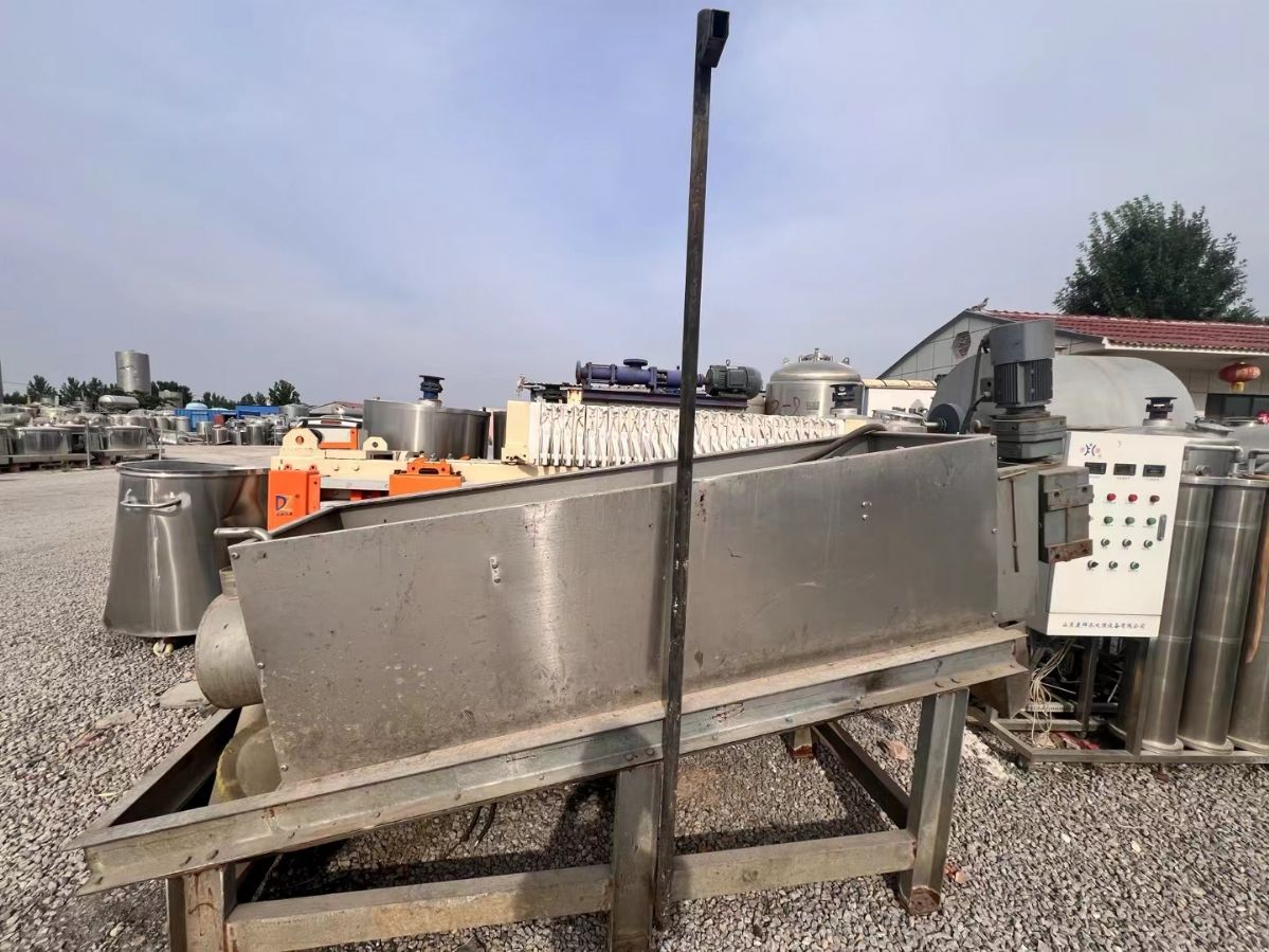 转让二手污泥脱水机 一台401型叠螺污泥脱水机 配-1