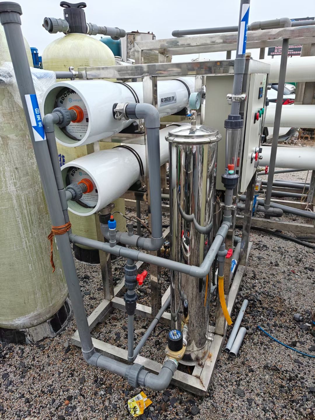 转让二手单机水处理 一台处理量2吨单机反渗透水处理-1