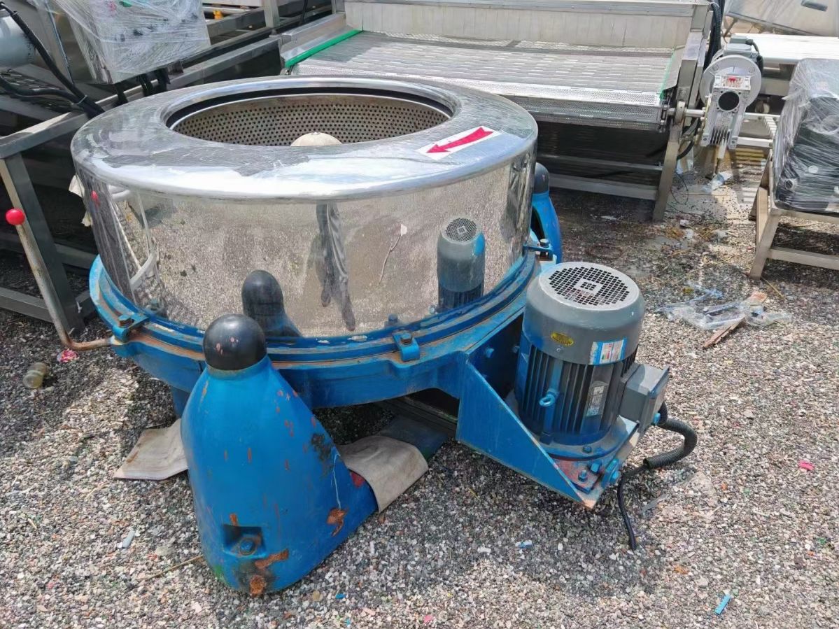 转让二手三足离心机 一台直径一米型食品级三足脱水离-1