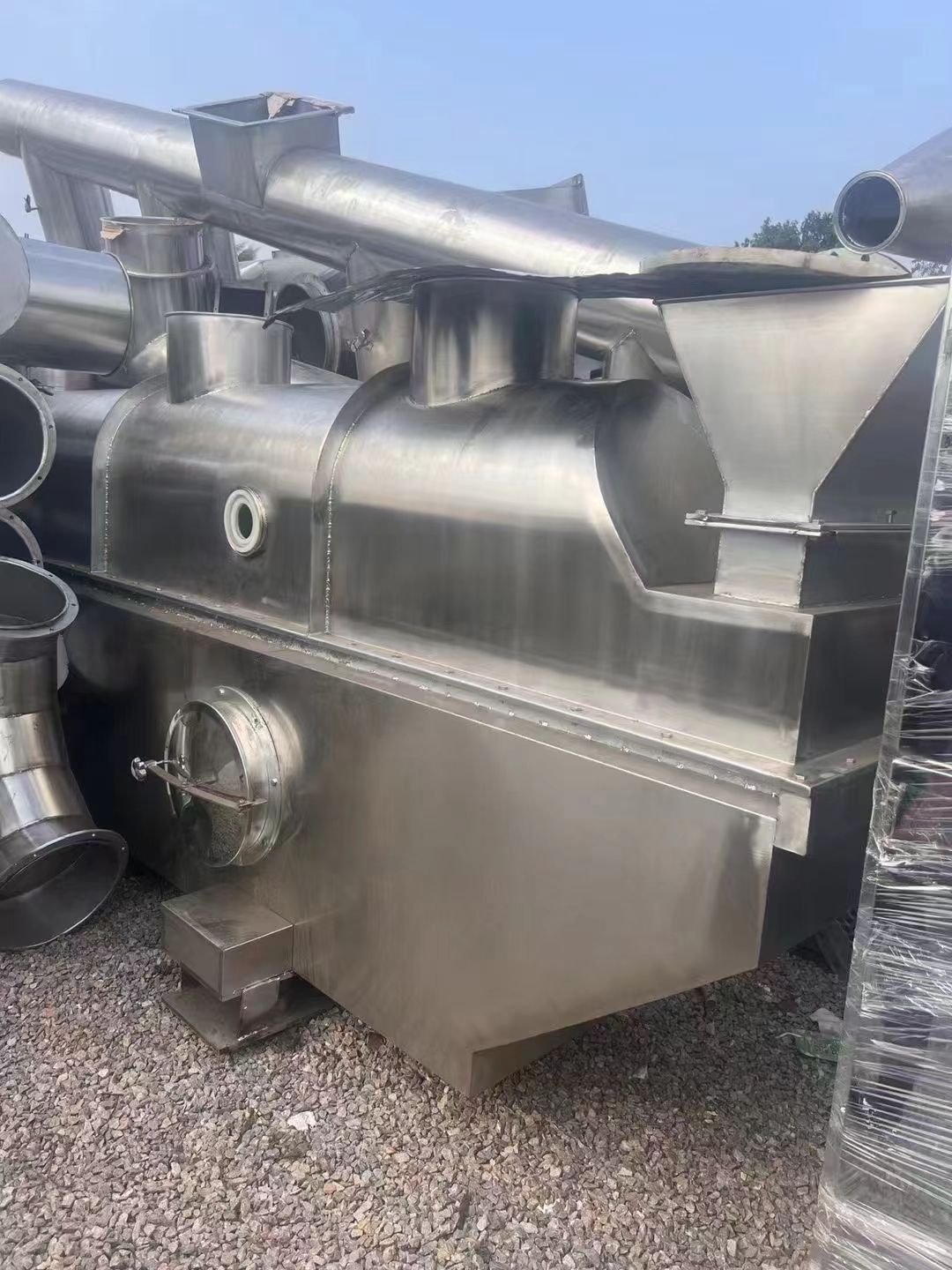 转让二手流化床干燥机 两套0.6米X6米食品级振动-1