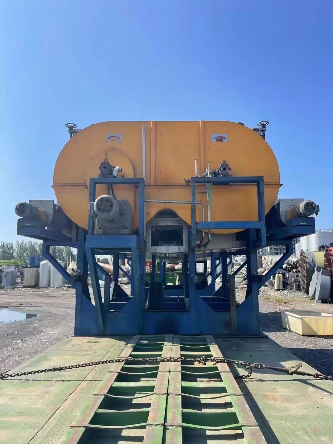 转让二手切片机 两套1.5米X2.5米双滚筒化工切-1