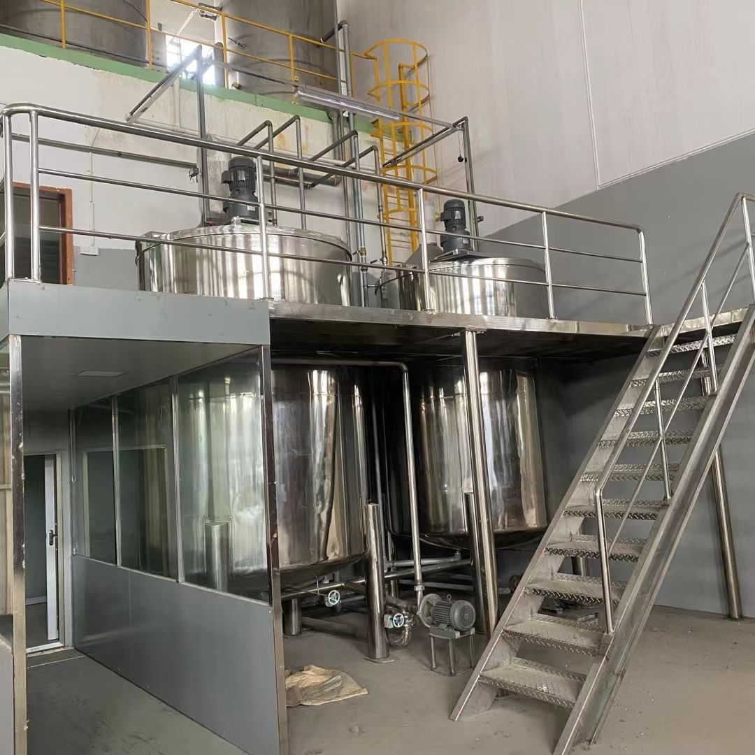 转让二手立式搅拌罐 两台容积8000L食品级电加热-2