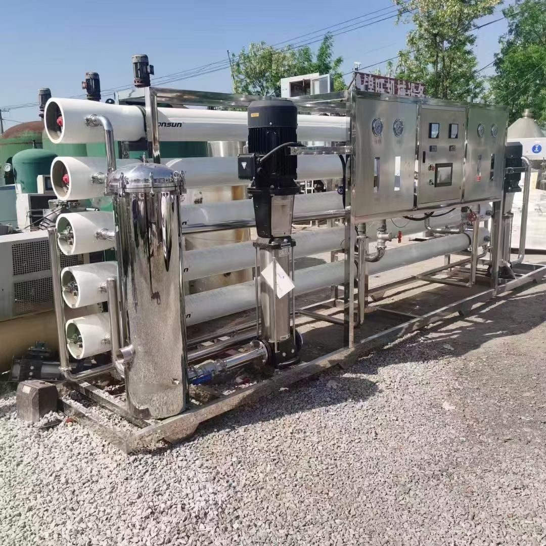 转让二手反渗透水处理 一套处理量10吨双机反渗透水-2