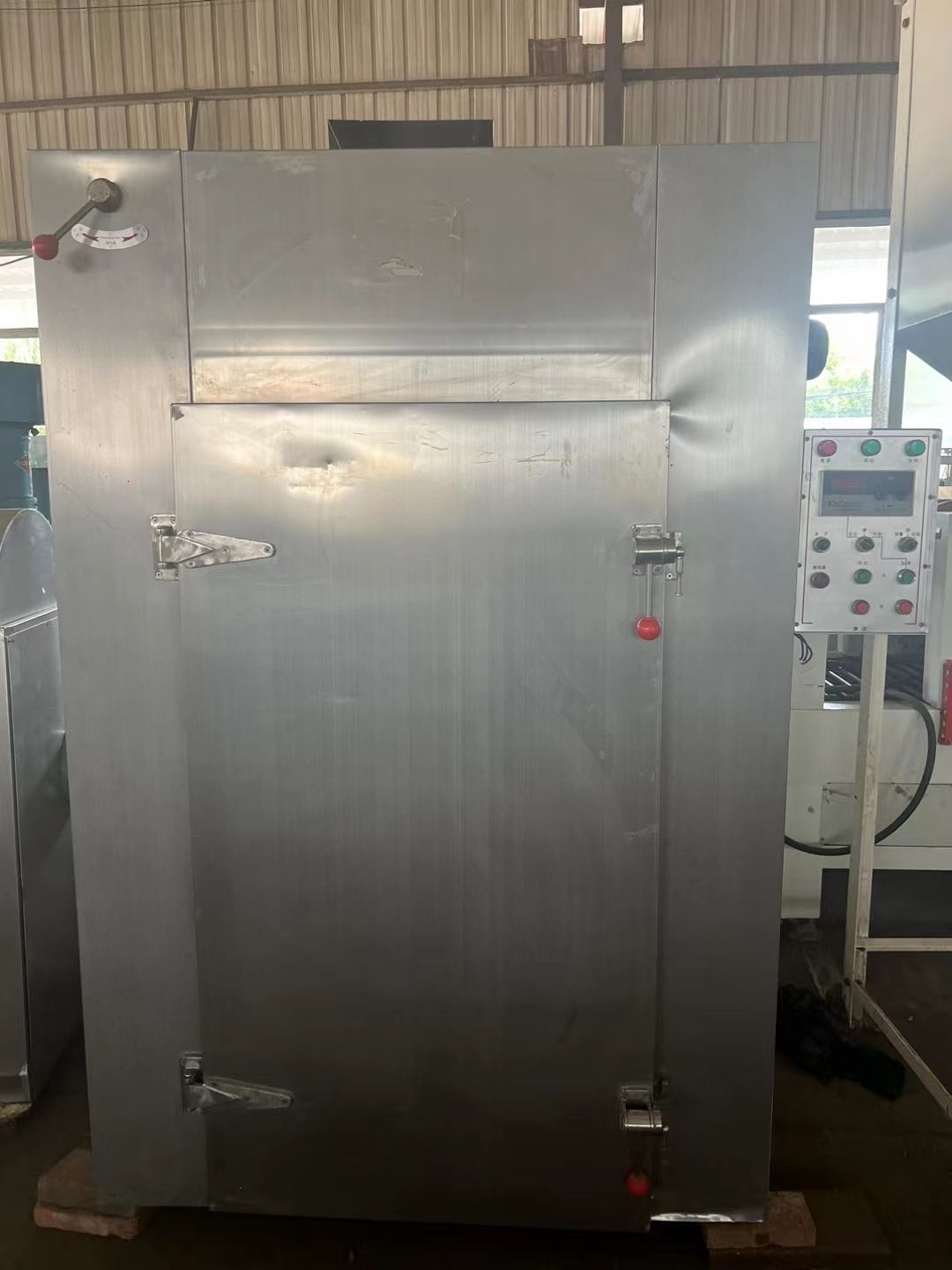 转让二手热风烘箱 一台单门单车24盘电加热热风循环-1