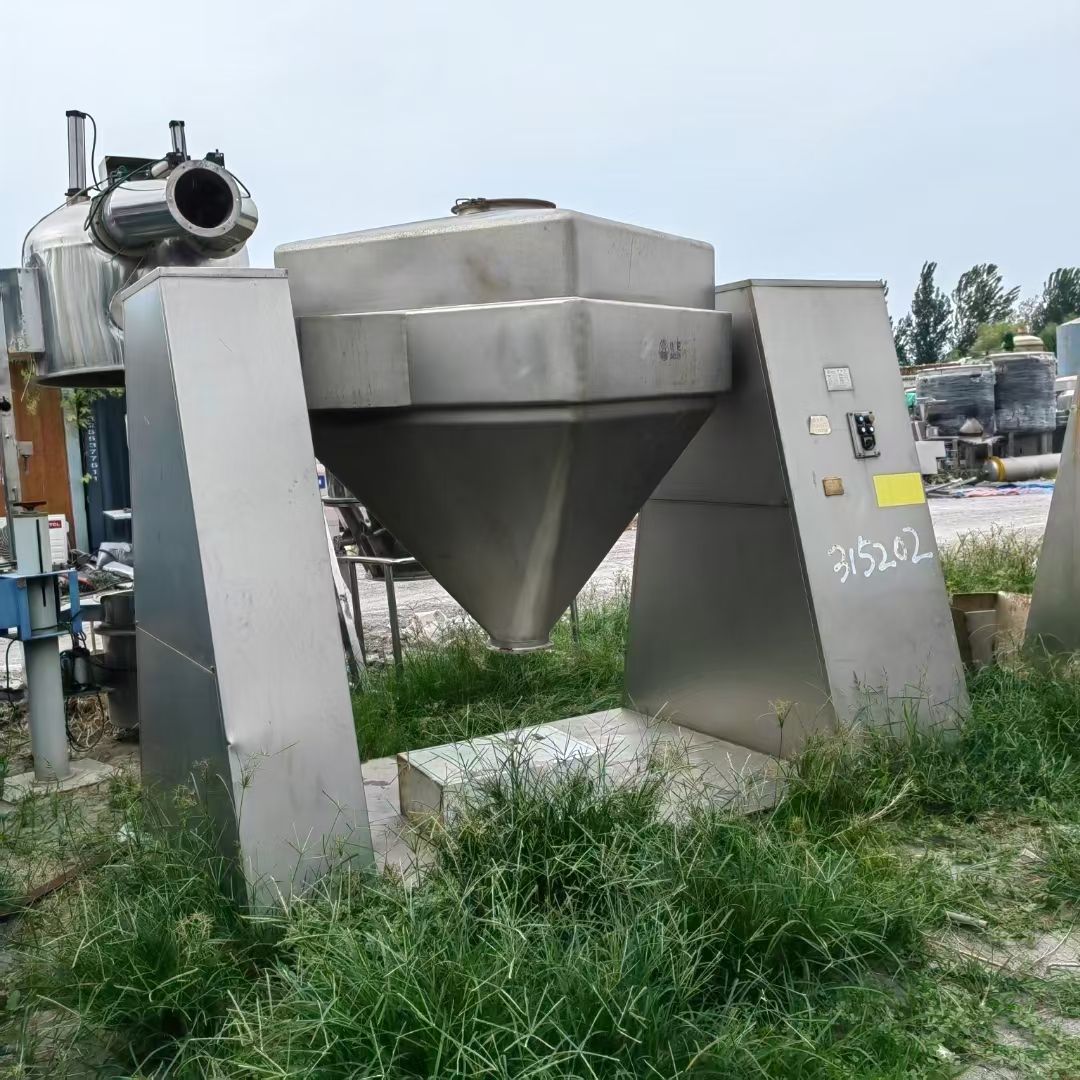 转让二手方锥混合机 一台容积2000L浙江小伦产高-2