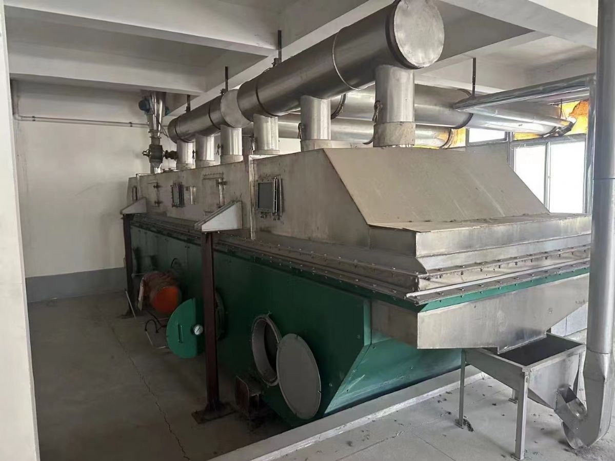 转让二手流化床干燥机 一套宽度1.8米X7.5米振-1