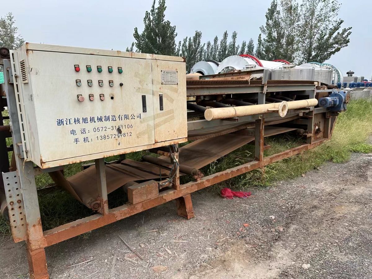 转让二手橡胶过滤机 一台3平方真空橡胶带式过滤机-2