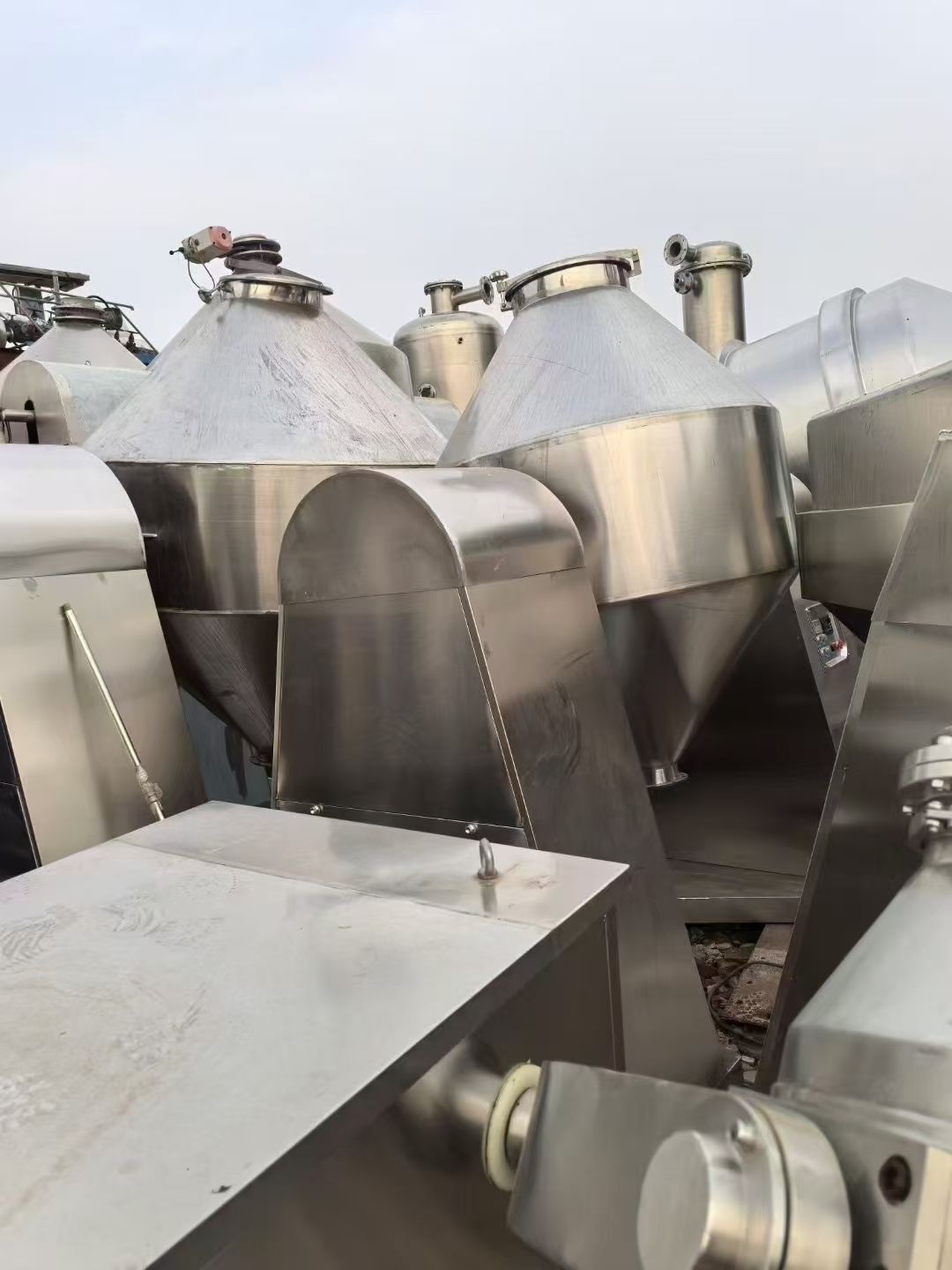 转让二手双锥混合机 容积1000L-2000L强制-1