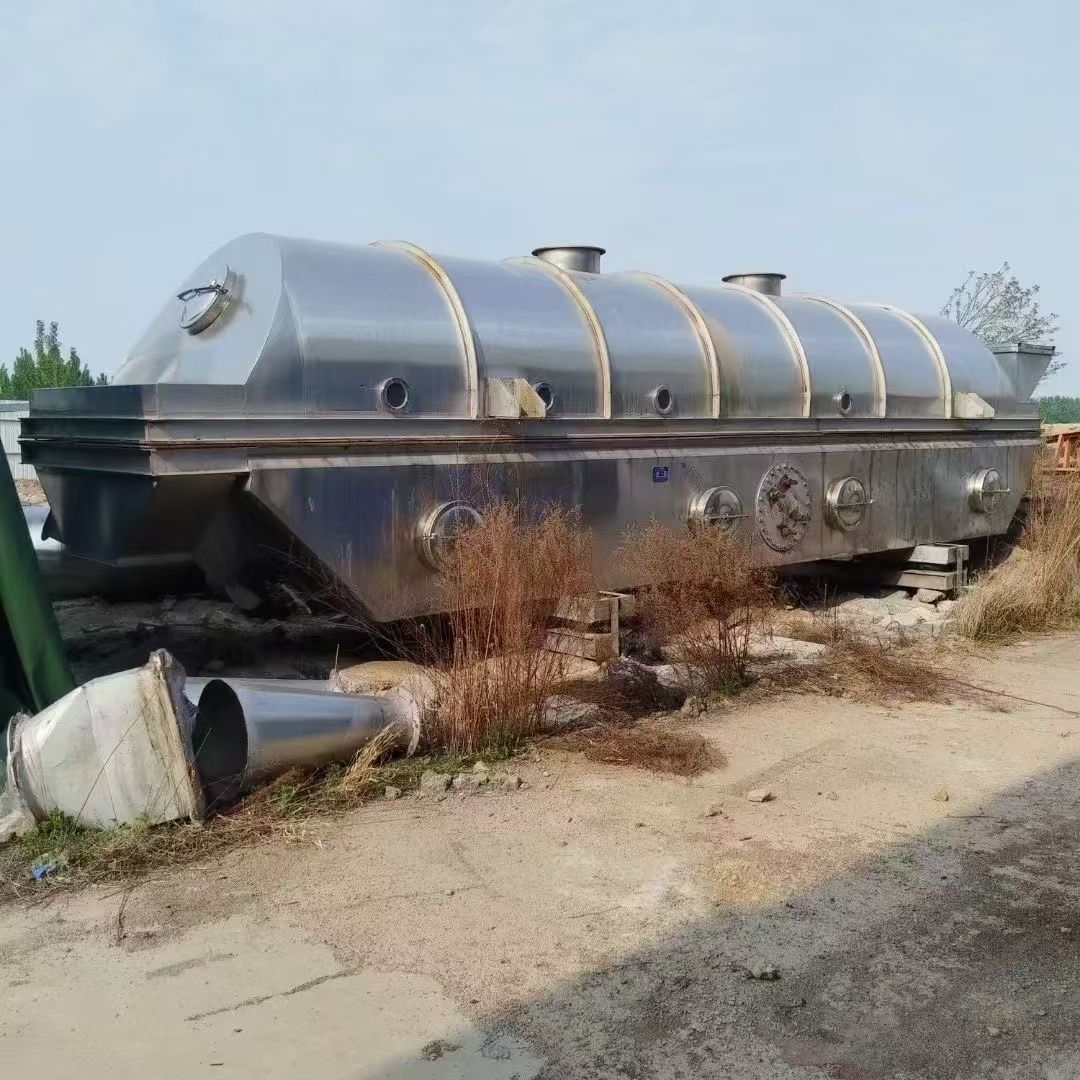 转让二手流化床干燥机 一套宽度2米X10米直线式振-1