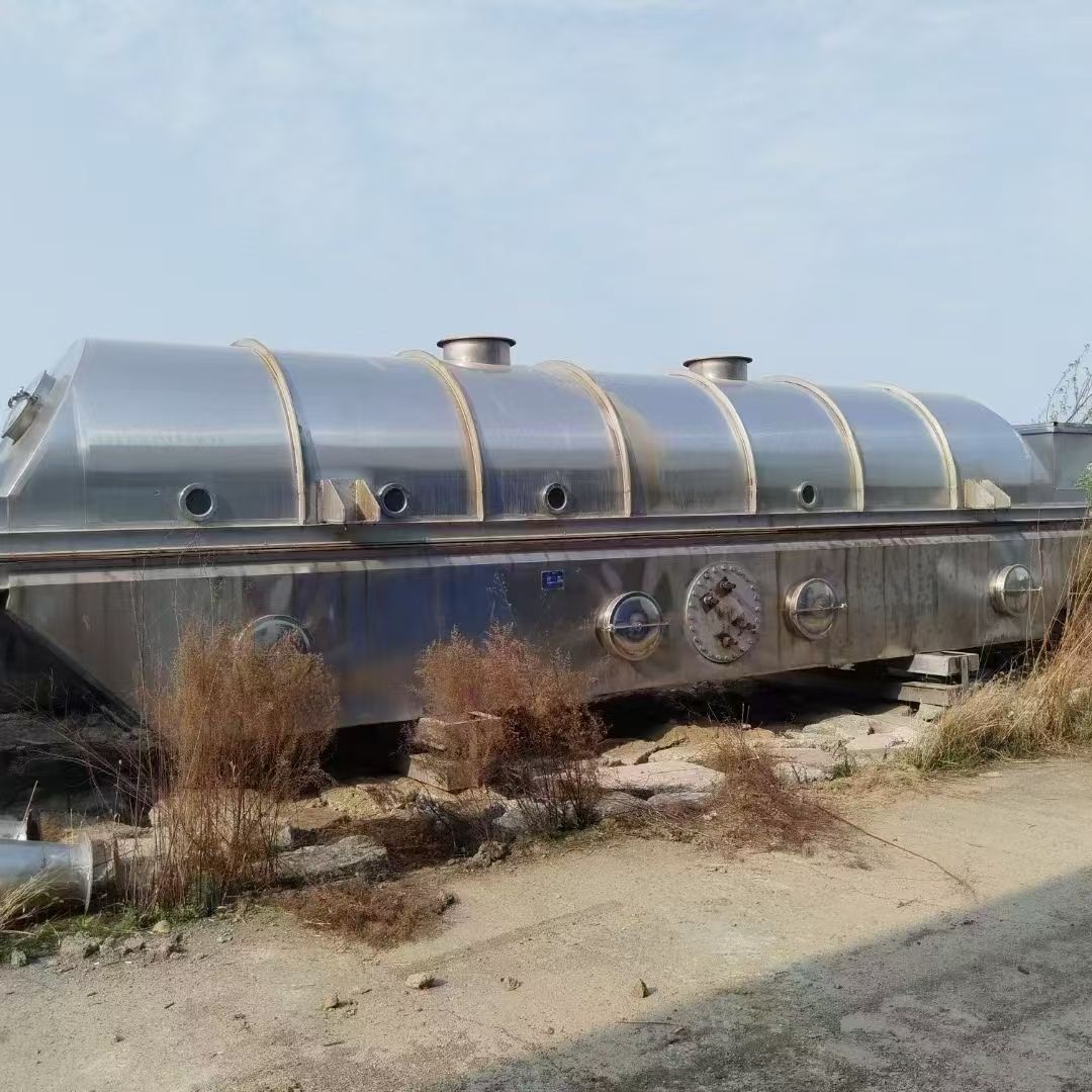 转让二手流化床干燥机 一套宽度2米X10米直线式振-2