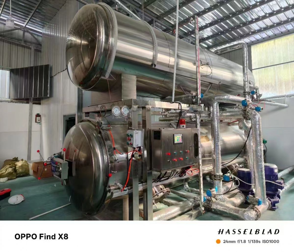 转让二手双层杀菌锅 一套容积7立方永泰产全自动双层-2