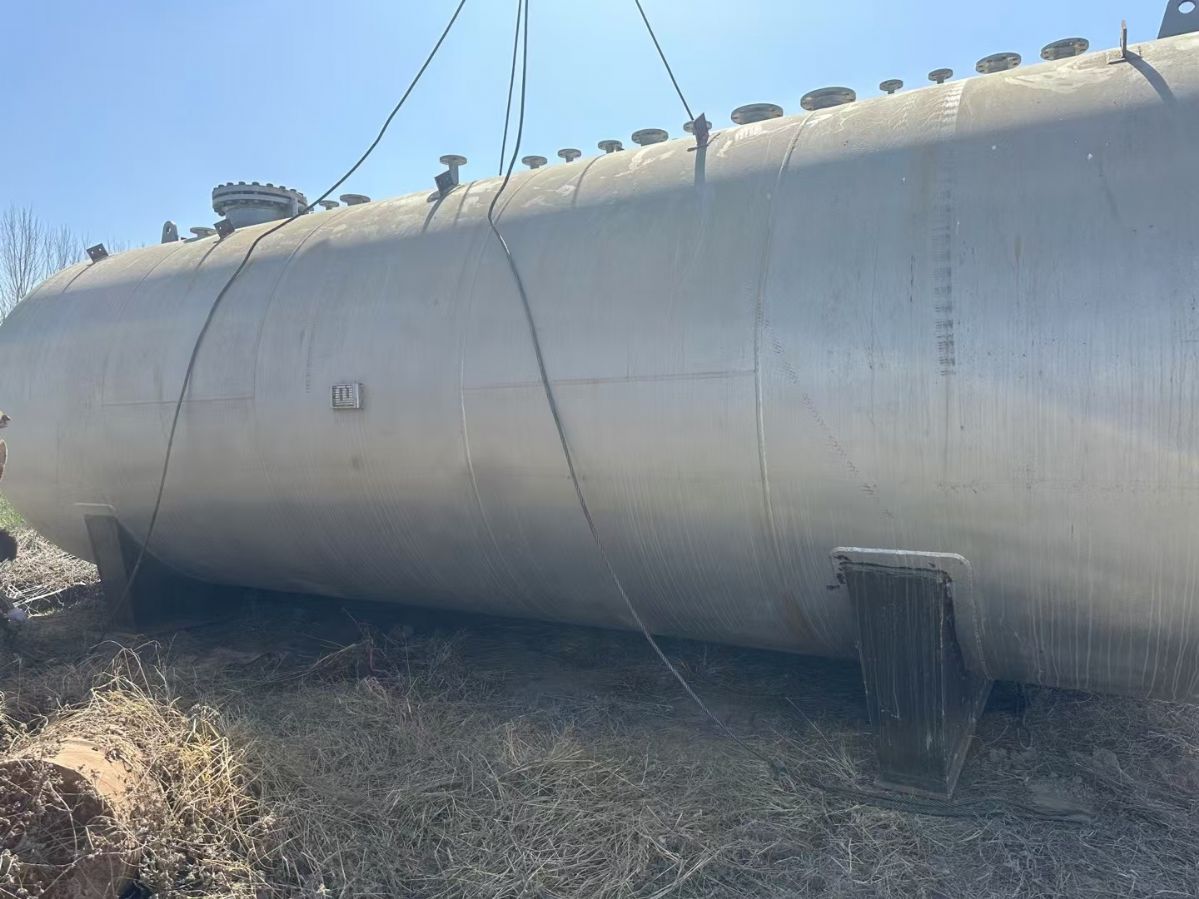 转让二手环氧乙烷储罐 两台容积48立方不锈钢卧式环-1