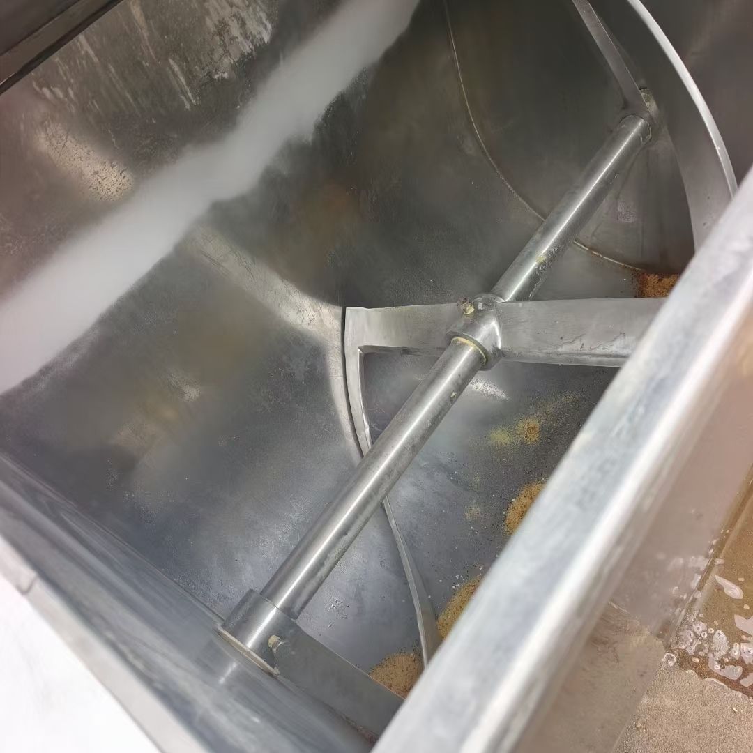 转让二手槽型混合机 一台容积600L全不锈钢卧式槽-1