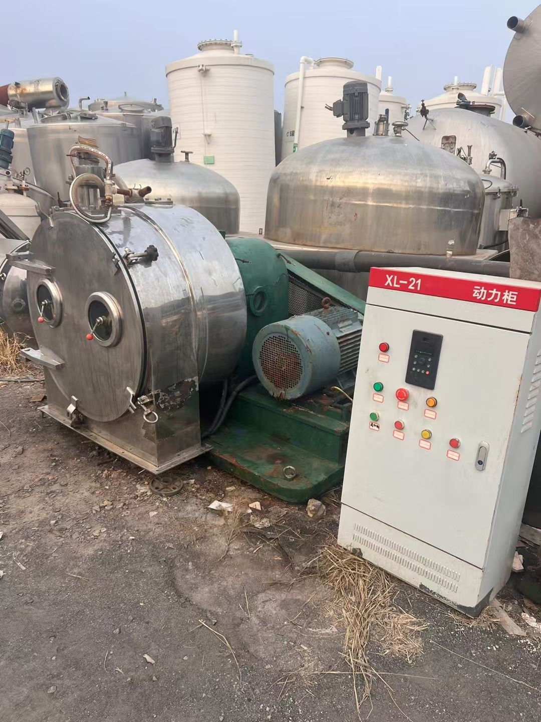 转让二手卧式过滤机 一台450型江苏牡丹产卧式卸料-2