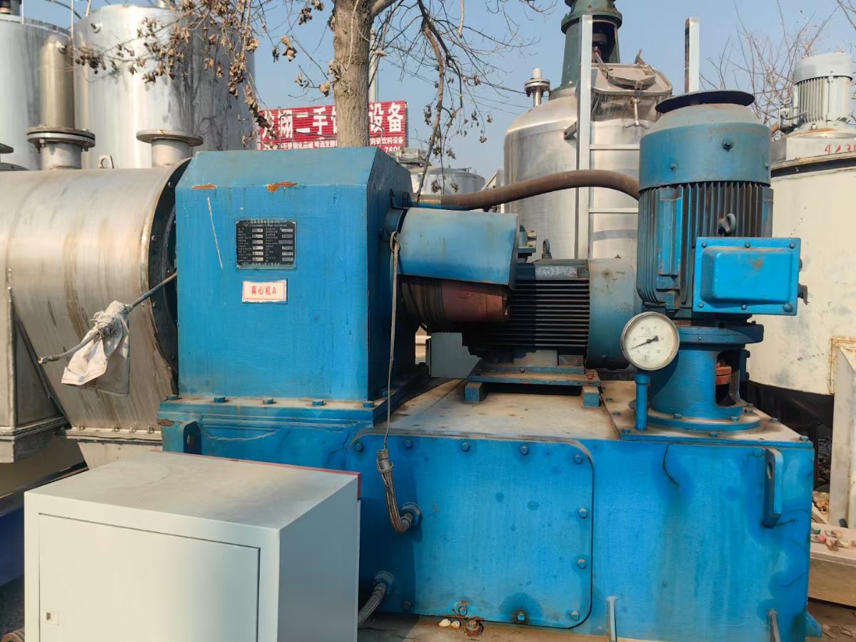 转让二手推料离心机 一台500型湘潭产双机活塞推料-2