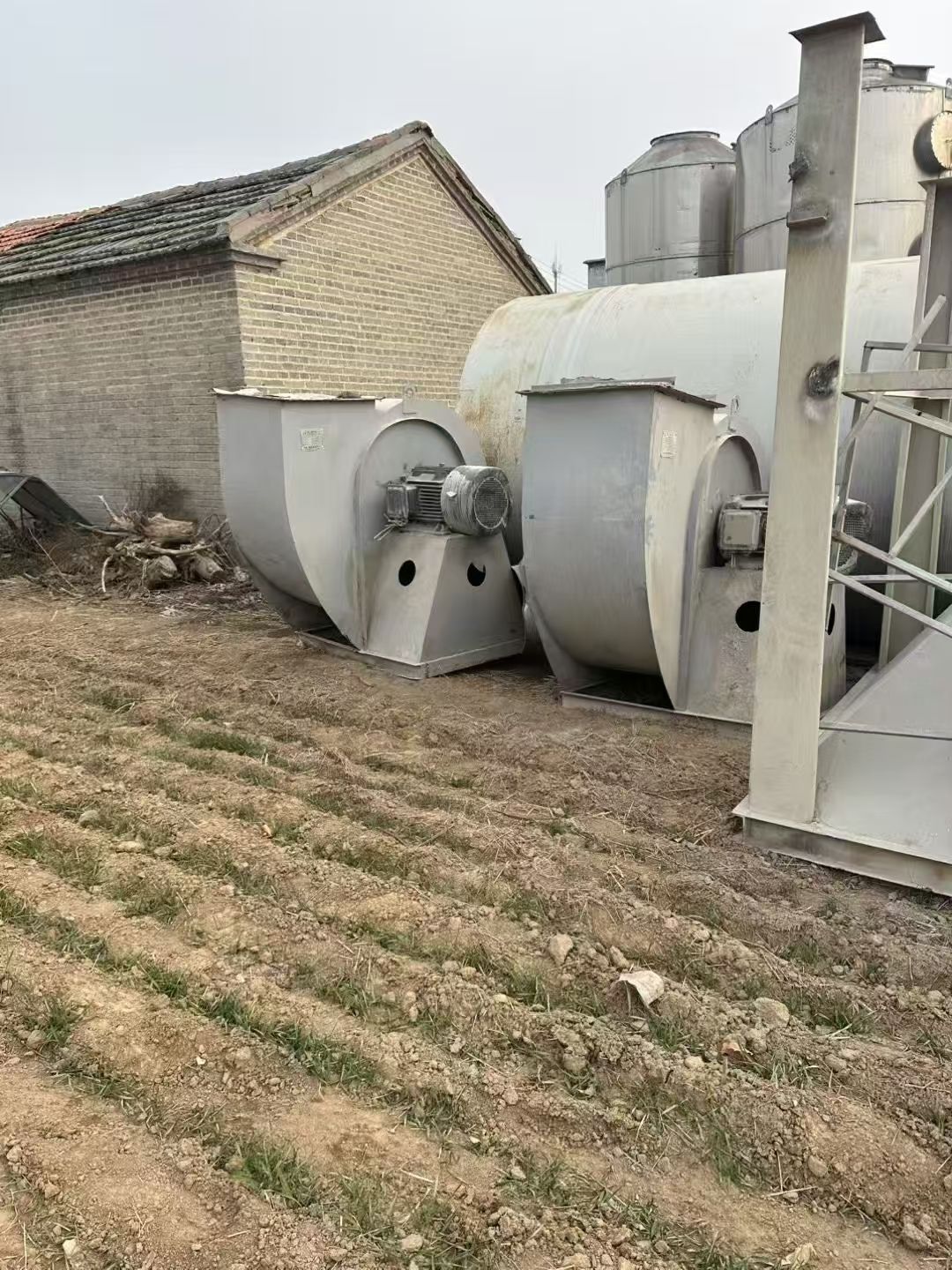 转让二手布袋除尘器 一套300袋风机22千瓦脉冲布-2