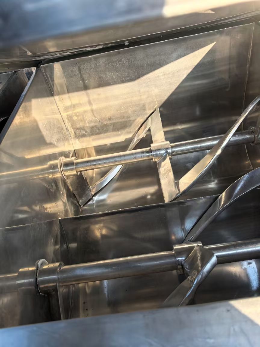 转让二手槽型混合机 一台容积200L电加热双轴槽型-2