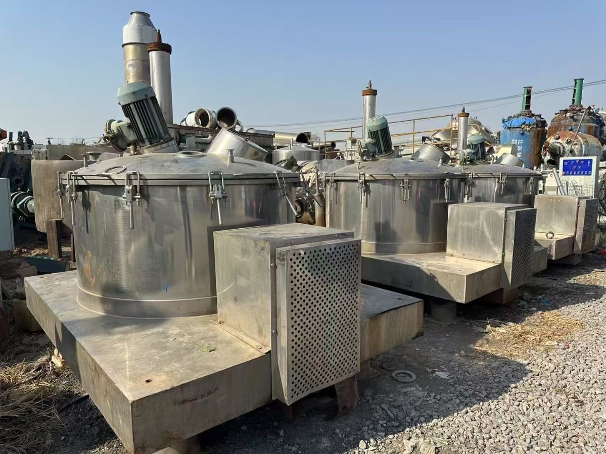 转让二手平板离心机 3台1250型材质316L平板-1