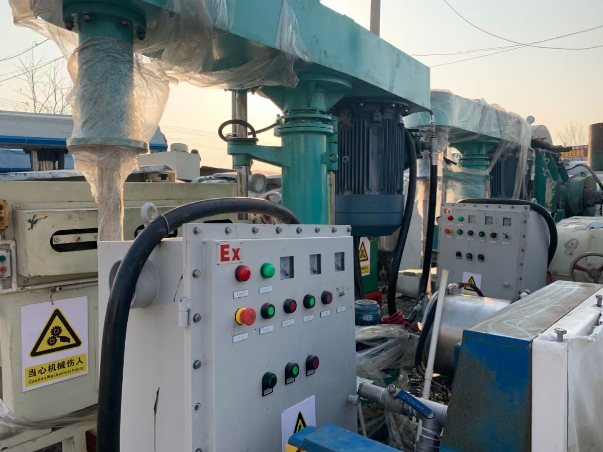 转让二手高速分散机 两台功率55千瓦变频调速高速分-1