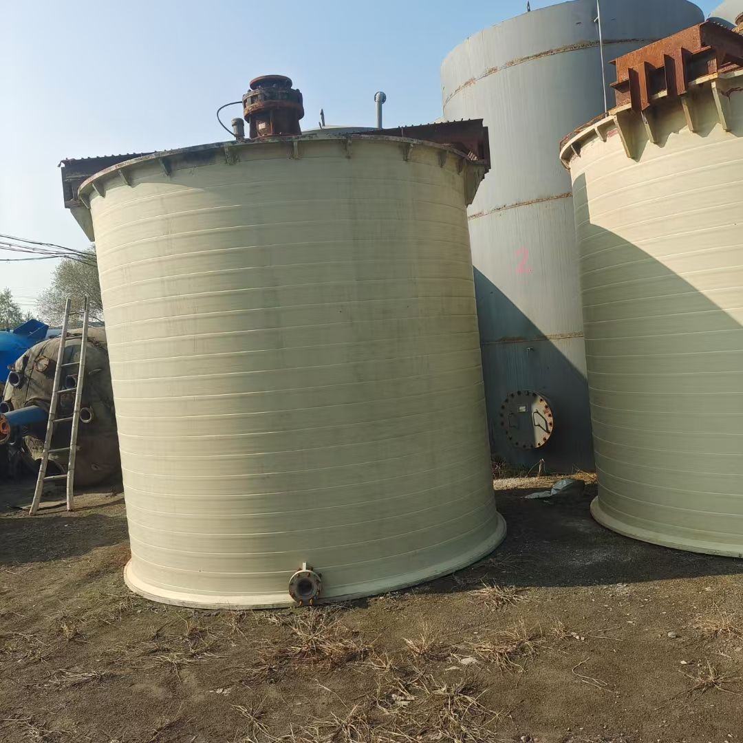 转让二手PPH搅拌罐 三台容积20立方PPH立式搅-2