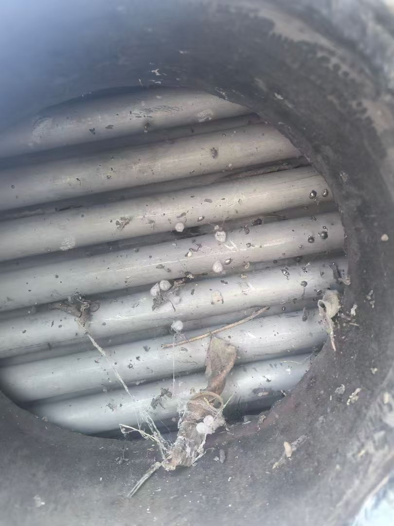 转让二手高压冷凝器 6台面积63平方全不锈钢列管高-2