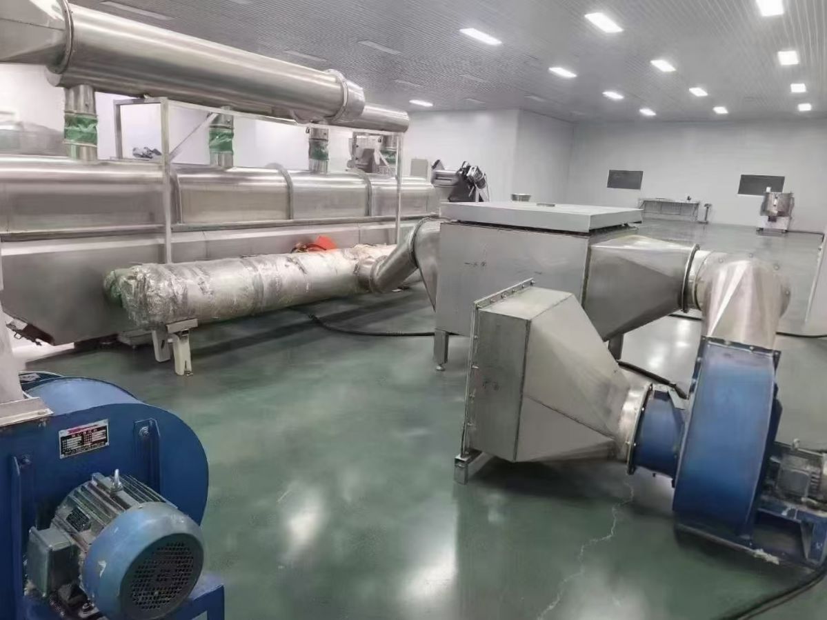 转让二手流化床干燥机 一套0.6米X6米食品级振动-1