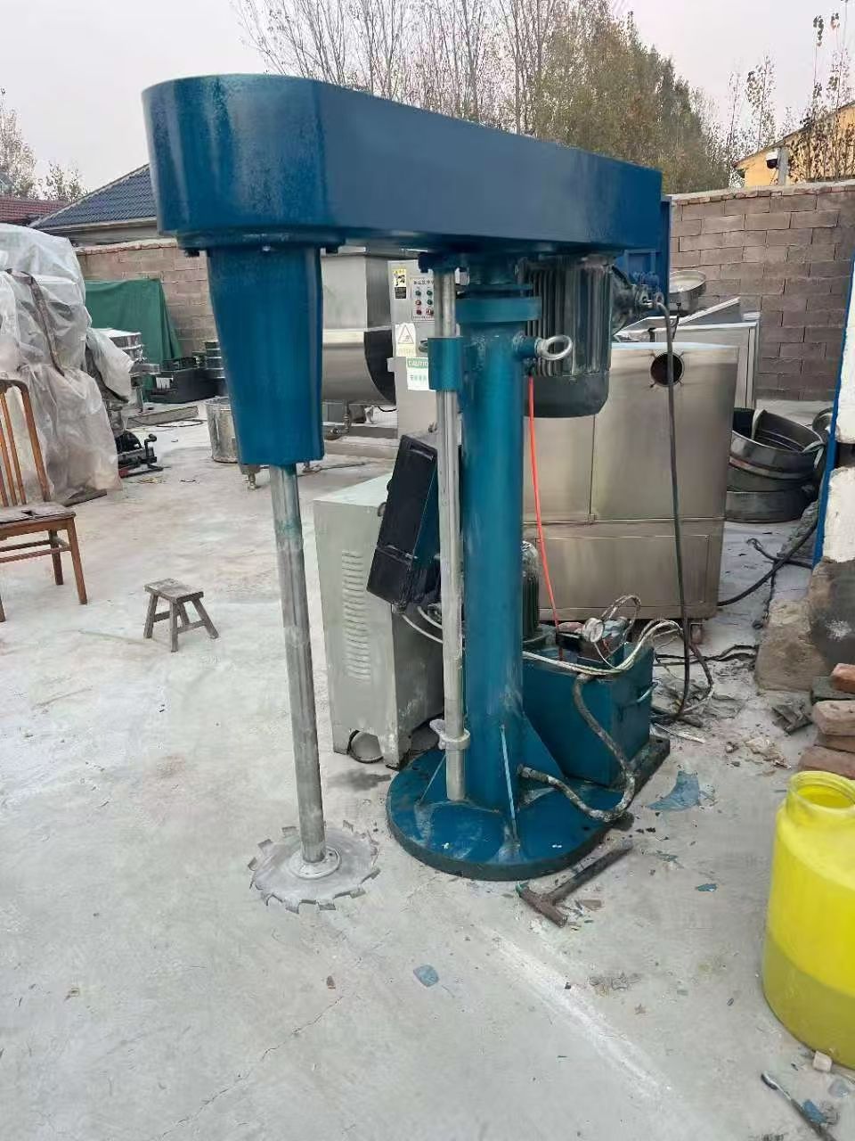 转让二手高速分散机 一台功率5.5千瓦全防爆变频分-2