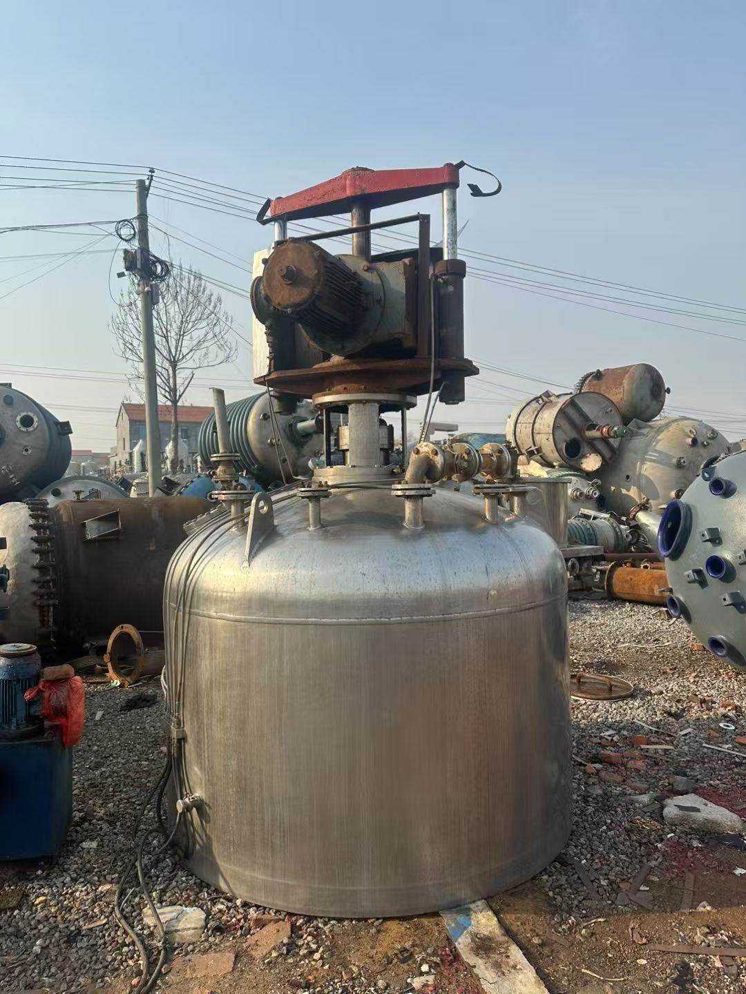 转让二手二合一过滤机 一台容积4.2立方二合一洗涤-2