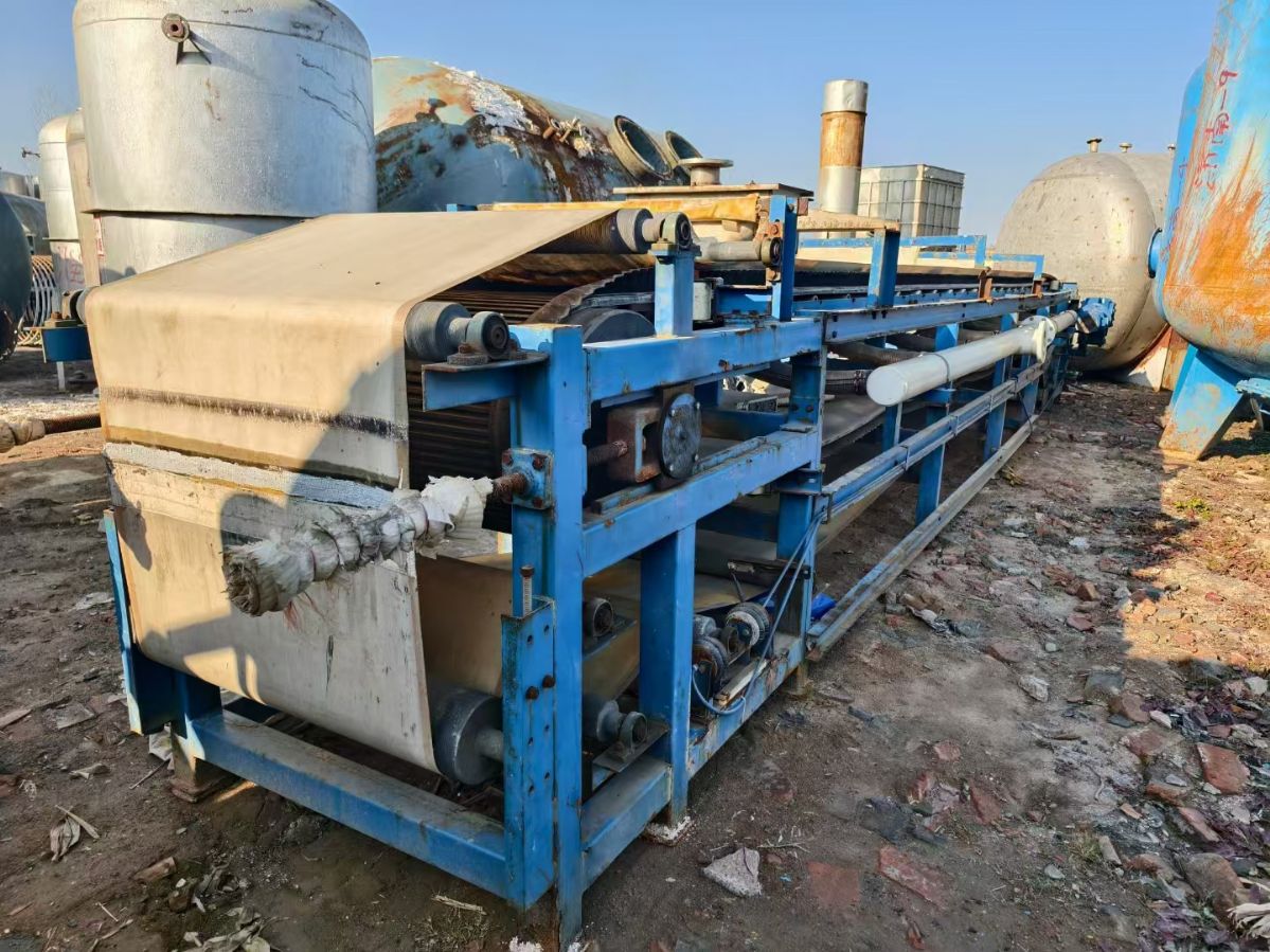 转让二手橡胶过滤机 一台面积6平方真空橡胶带式过滤-2