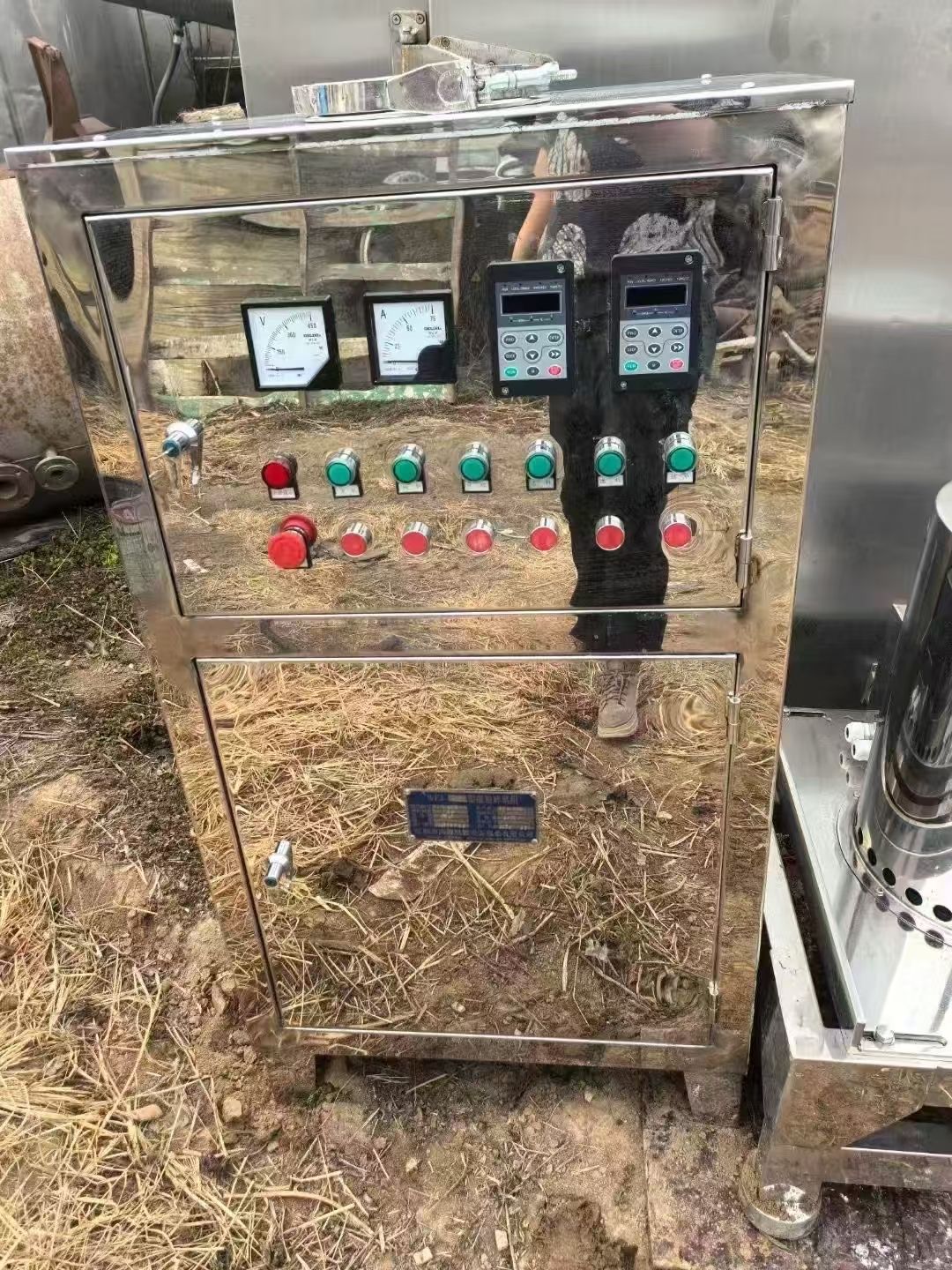 转让二手超威粉碎机 一套400型蛋白粉超威式粉碎机-1