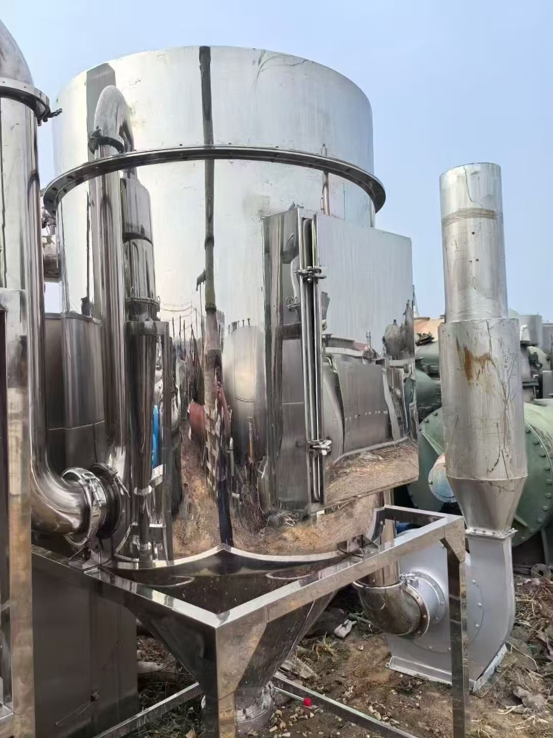 转让二手超威粉碎机 一套400型蛋白粉超威式粉碎机-2