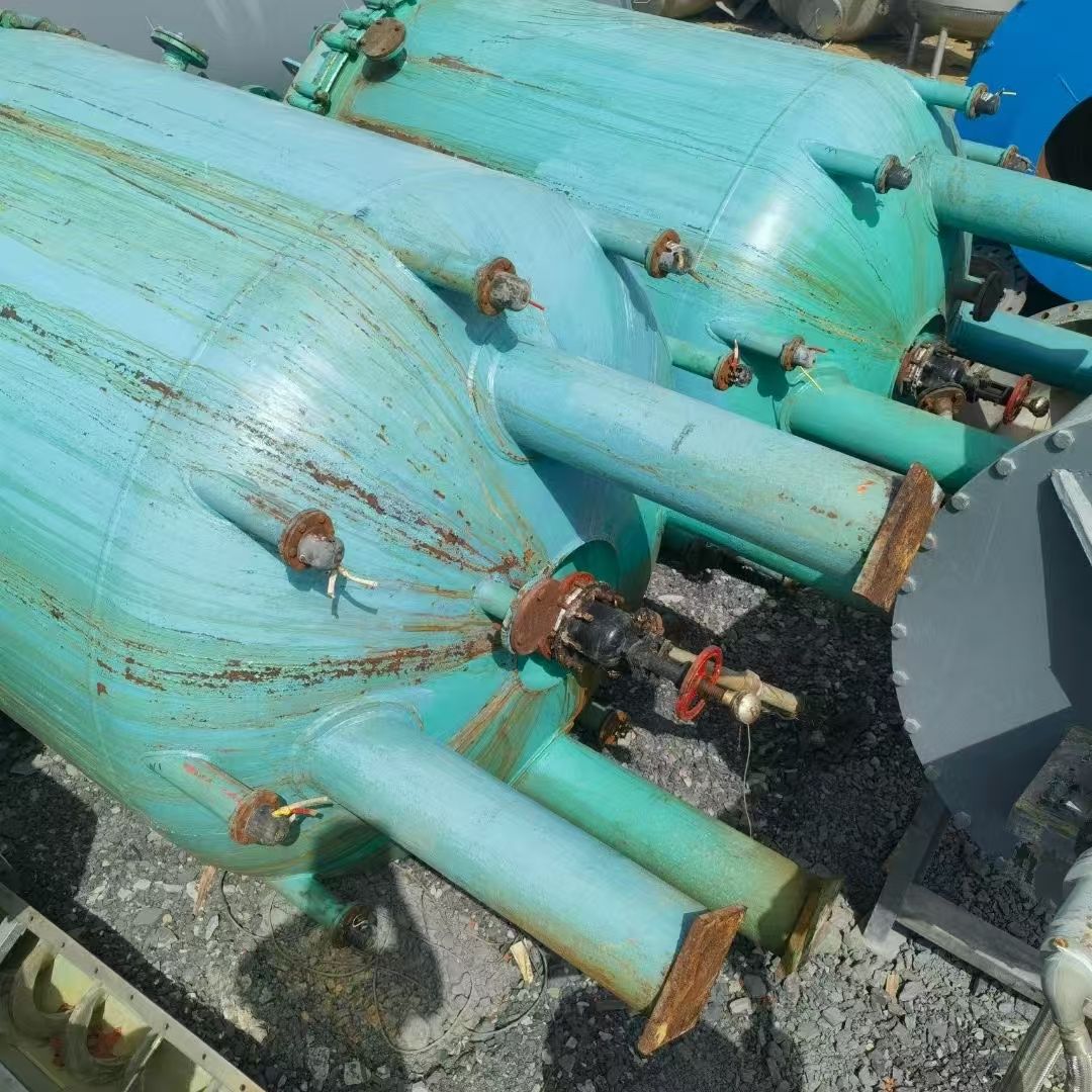 转让二手搪瓷反应釜 两台容积5000L电加热搪瓷反-2