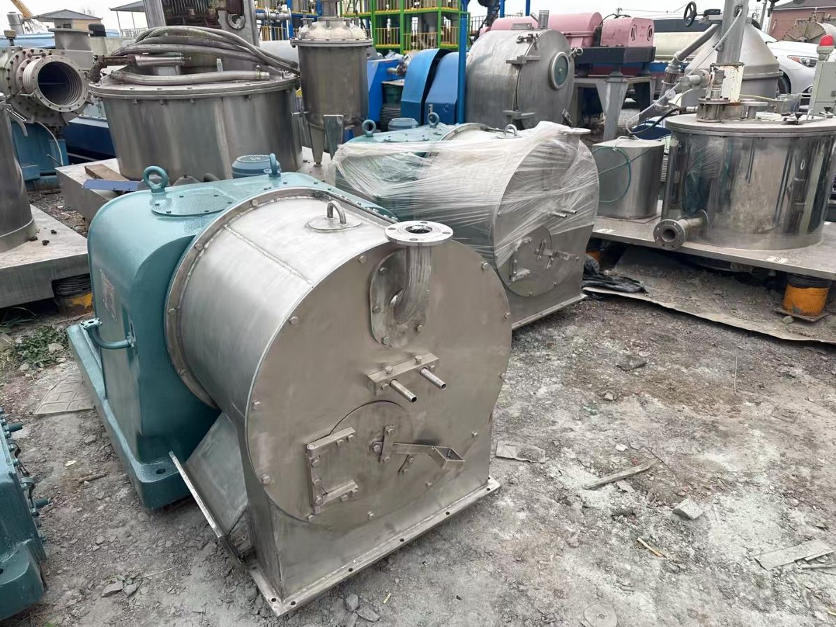 转让二手推料离心机 三台400型双级活塞推料离心机-2