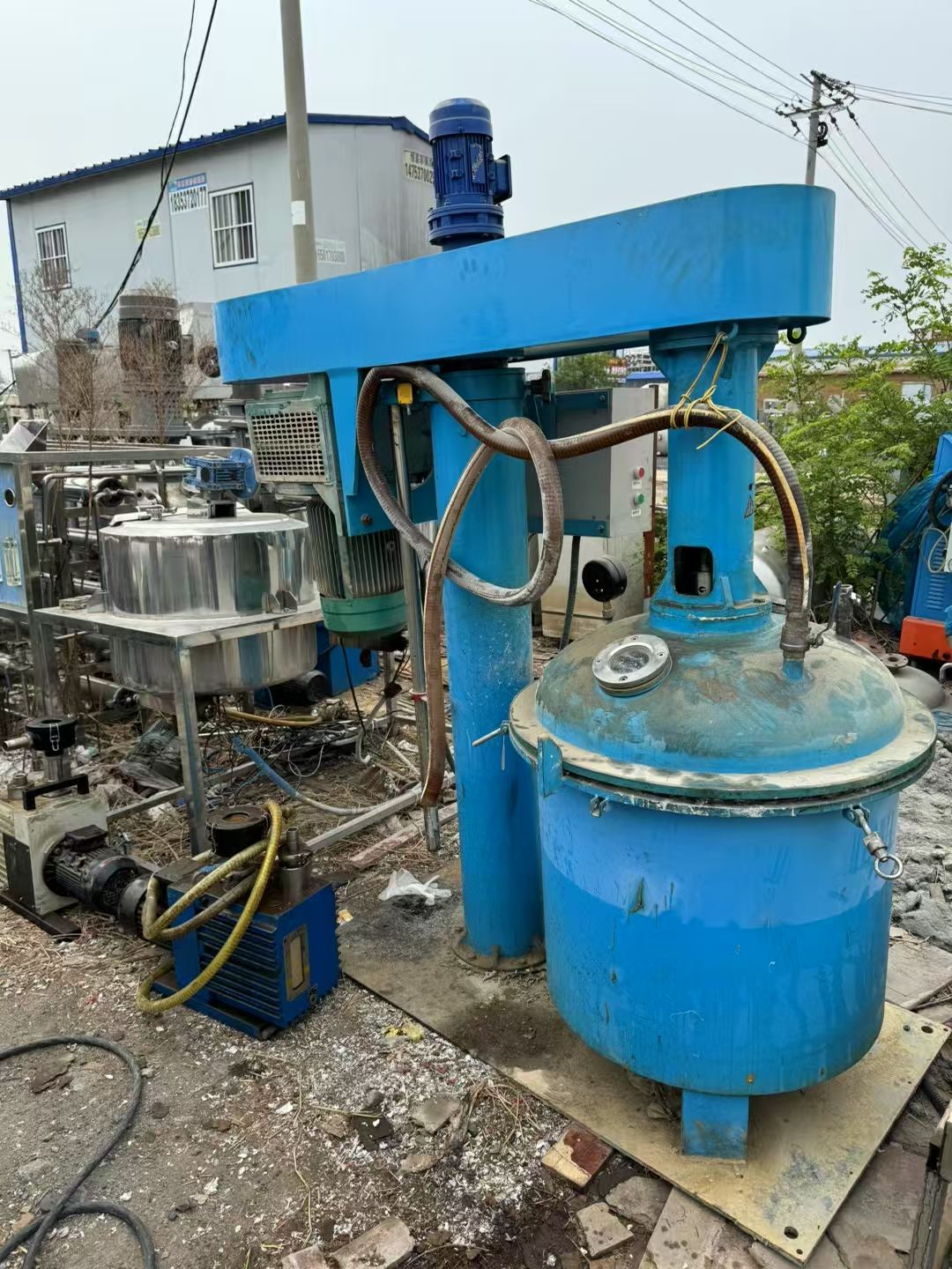 转让二手真空分散机 容积180升-200升立式真空-1