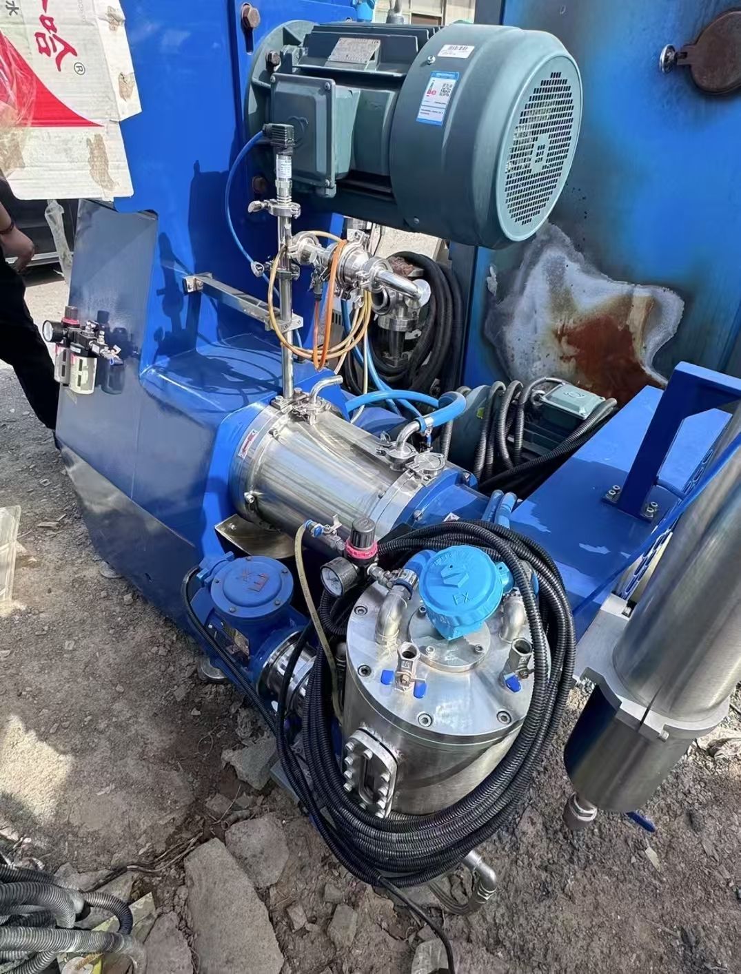 转让二手陶瓷砂磨机 两台容积10升纳米级陶瓷砂磨机-2