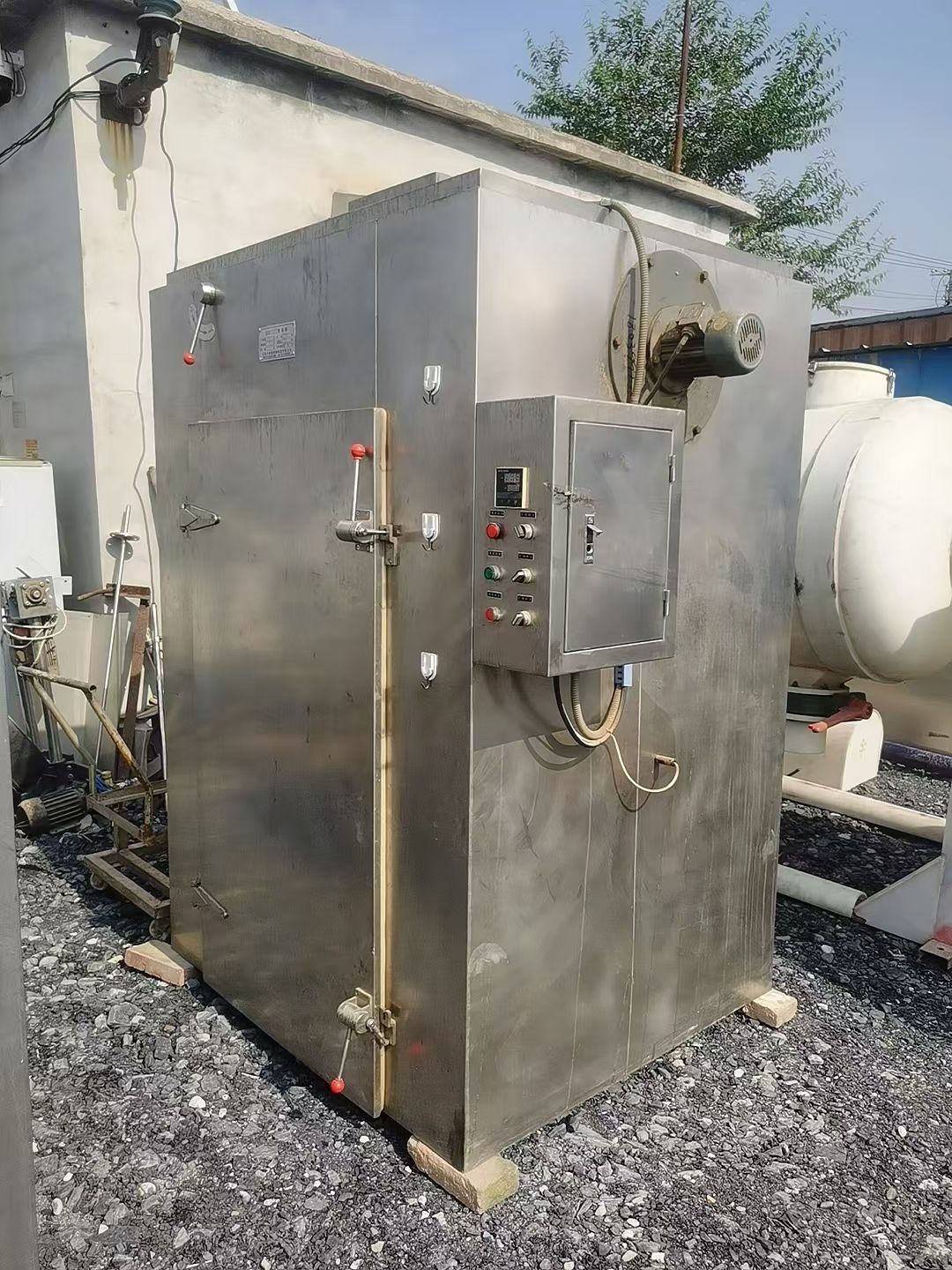 转让二手热风烘箱 一台单门单车24盘电加热热风循环-2