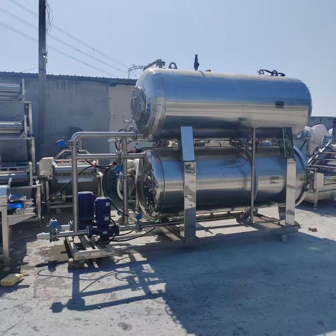 转让二手双层杀菌锅 一台容积2.12立方双层全自动-2